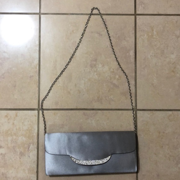 Silver metallic clutch purse!!!!! - Picture 3 of 6